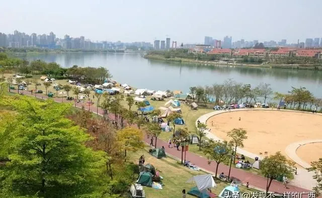南宁的公园绿地草坪可以允许游人进