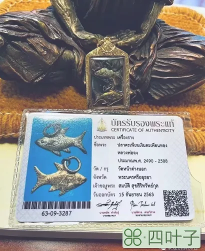 龙婆钟招财鱼2490佛牌(龙婆钟2490
