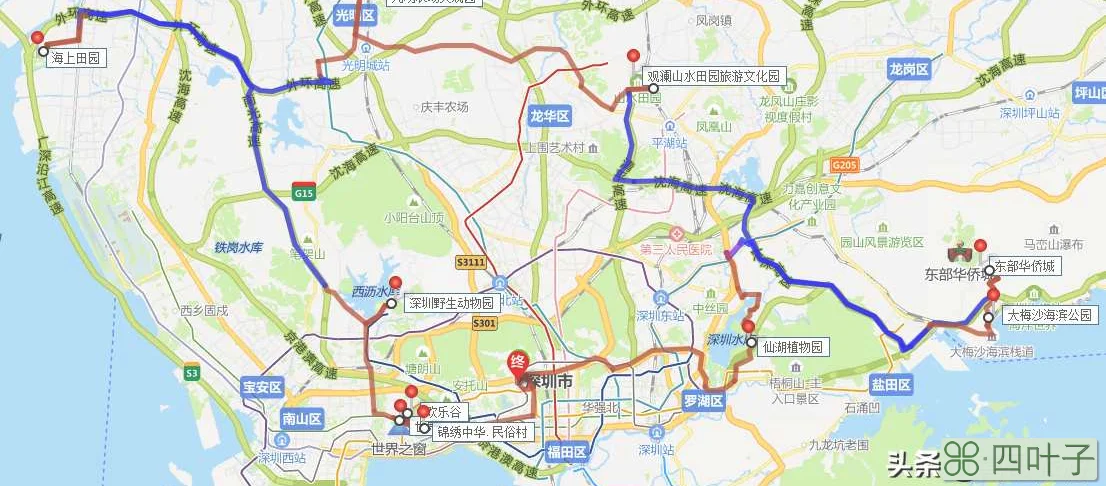 广东深圳十大景点有哪些？自驾游玩如何安排行程路线？
