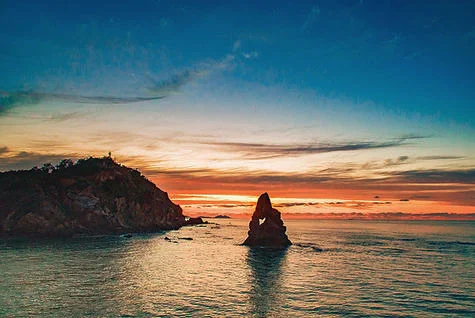 石老人海水浴场日出时间
