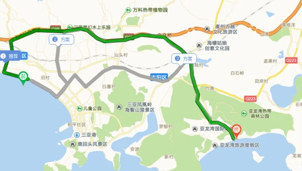三亚亚特兰蒂斯酒店离亚龙湾站距离