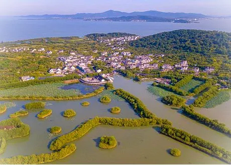 苏州吴中太湖三山岛