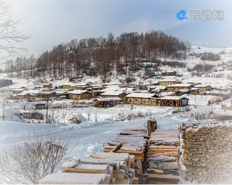 抚松锦江木屋村