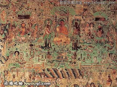 天津独乐寺四壁的彩画