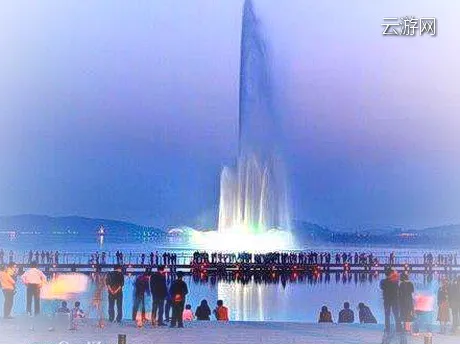 蠡湖之光百米喷泉