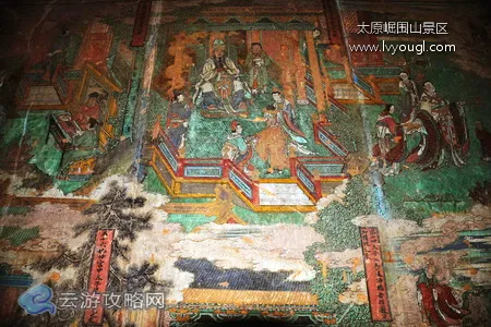 崛围山明代壁画-释迦牟尼本生故事壁画